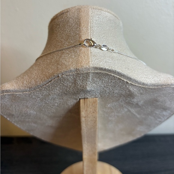 Silver Abalone Shell Necklace - Picture 5 of 6